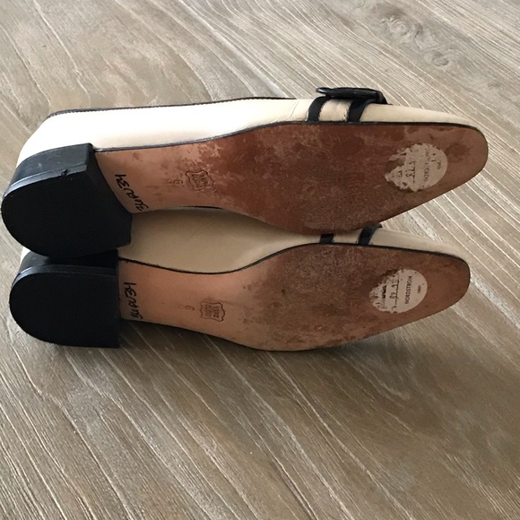 Vaneli Leather Buckle Loafer Flats With Low Heel - Picture 6 of 6